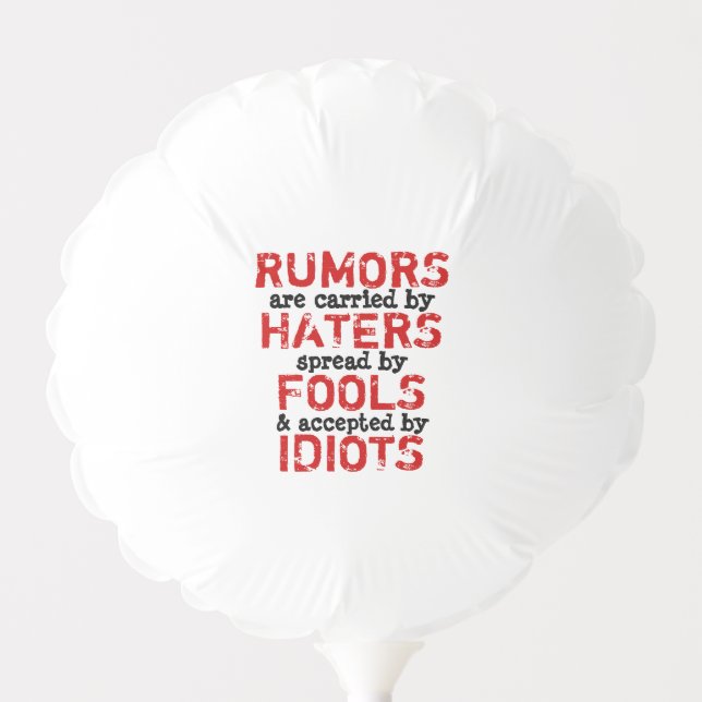 Rumors - balloon (Front)
