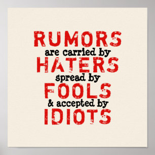 RUMORS - CHANGE COLOR / Canvas Option - Poster