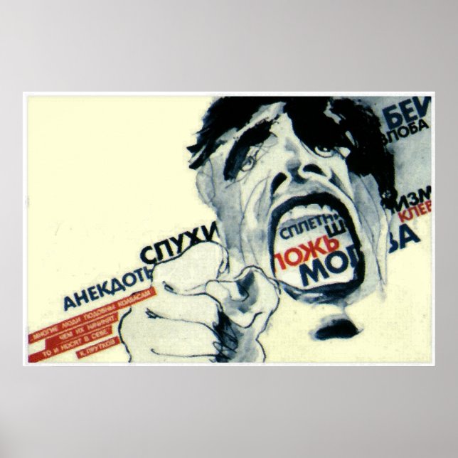 Rumors, Lies, Stories, Talk Poster (Front)