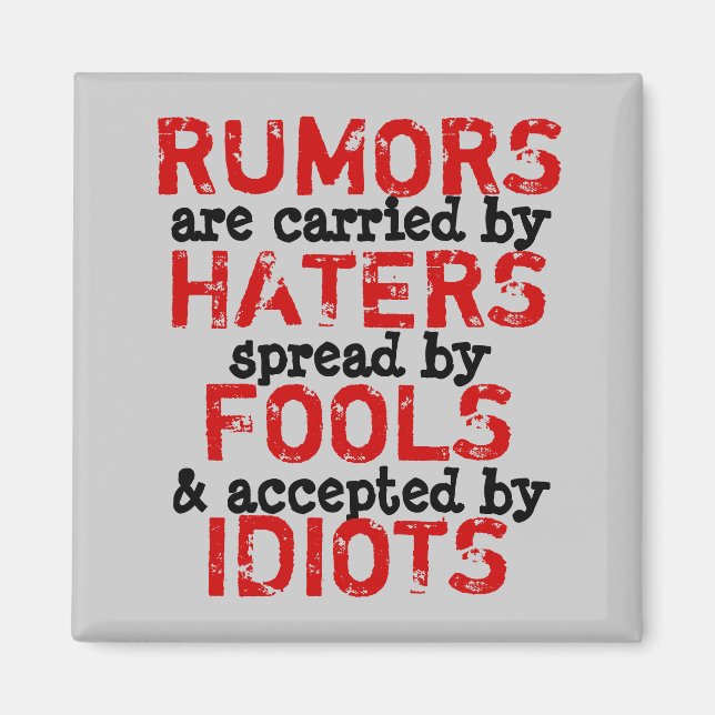 RUMORS ~ Magnet Truism (Front)