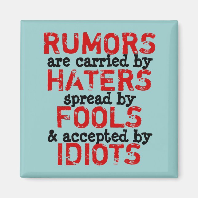 RUMORS ~ Magnet Truism (Front)