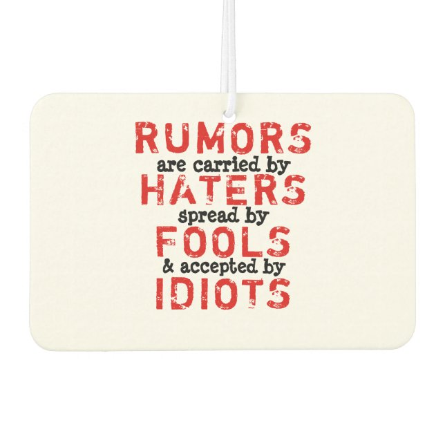 Rumors (More Options) - Air Freshener (Front)