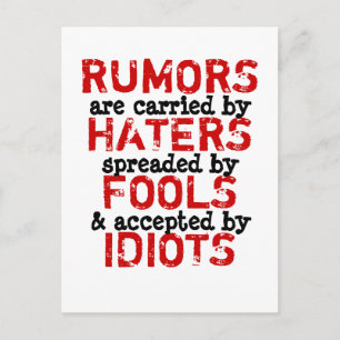 RUMORS - Postcard Truism / Philosophy