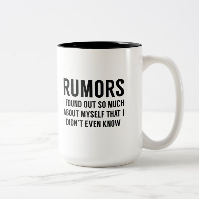 Rumors Two-Tone Coffee Mug (Right)
