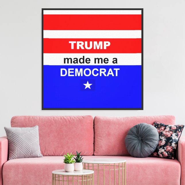 Rump Made Canvas Print (Insitu(LivingRoom))