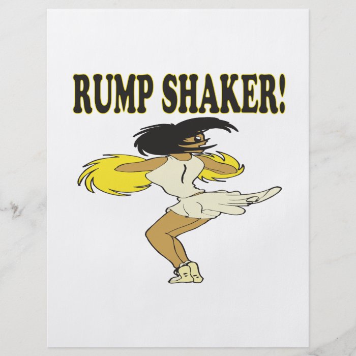 Rump Shaker Personalized Flyer