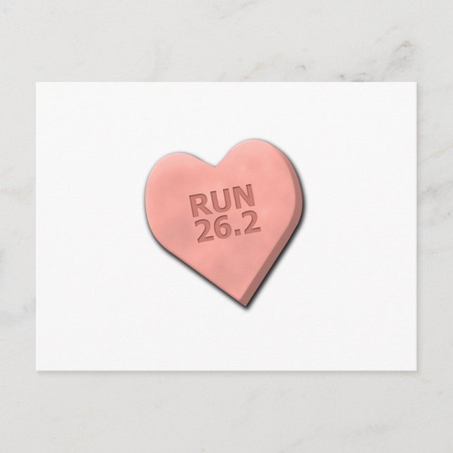 Run 26.2 postcard (Front)