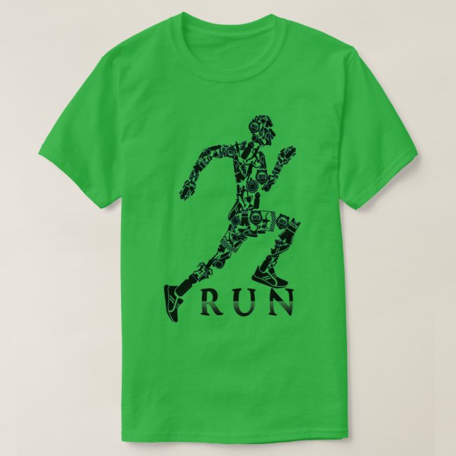 run 2 T-Shirt (Design Front)