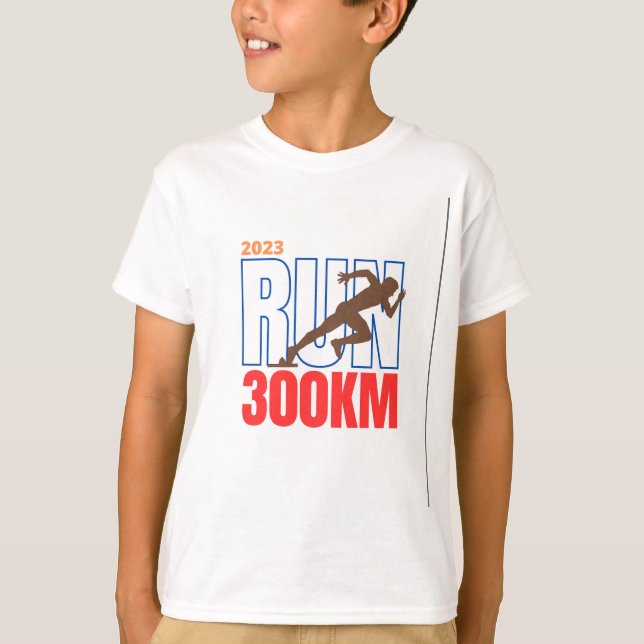 RUN 300KM T-shirt (Front)