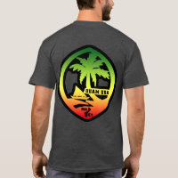 RUN 671 GUAM Distressed Reggae Seal T-Shirt