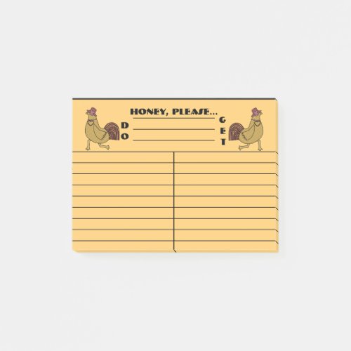 Run_A_Round Chicken DO_GET Reminders Personalized Post_it Notes