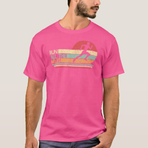 Run All The Miles Running Runner 5k Marathon Race T-Shirt