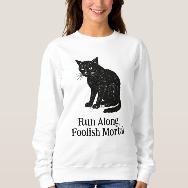 Run Along, Foolish Mortal tee (Front)