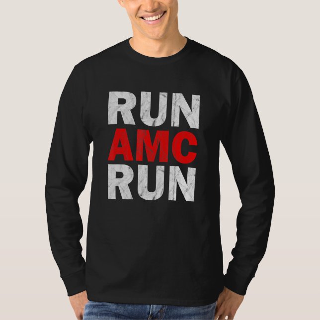 RUN AMC I Stock Market T-Shirt (Front)
