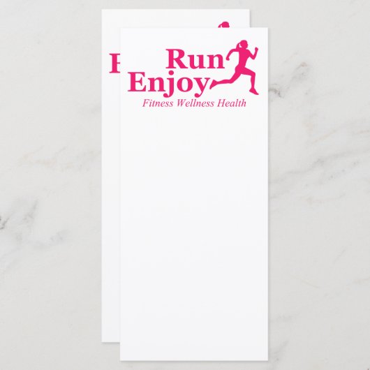Run and enjoy (Front/Back)