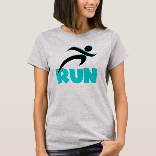 RUN Aqua T_Shirt