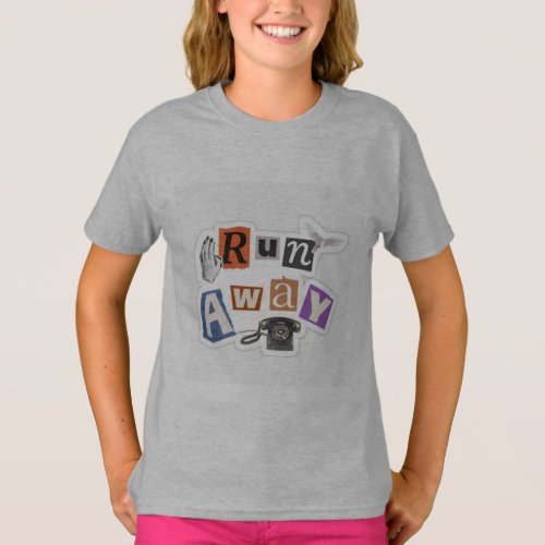 Run Away Girls T_shirt Design