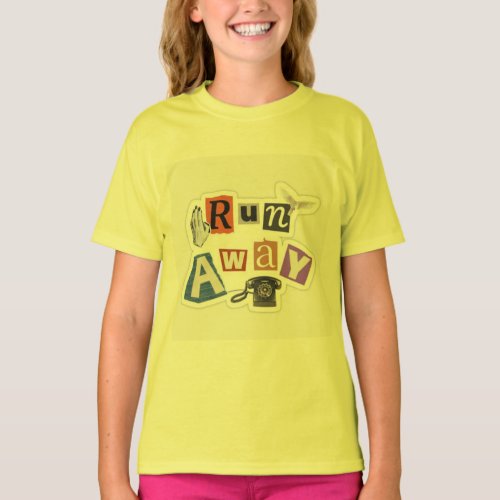 Run Away Girls T_shirt Design