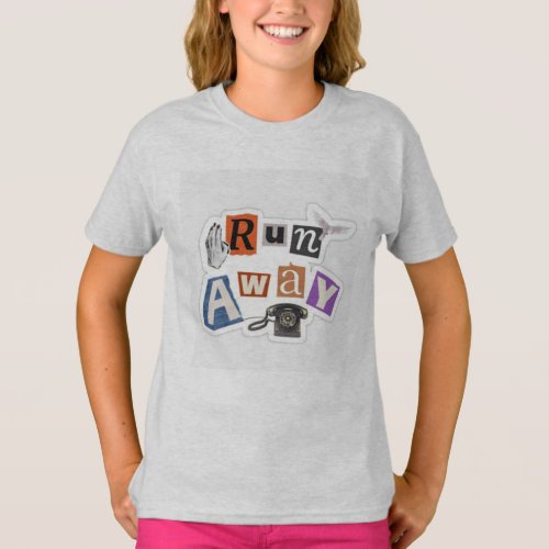 Run Away Girls T_shirt Design