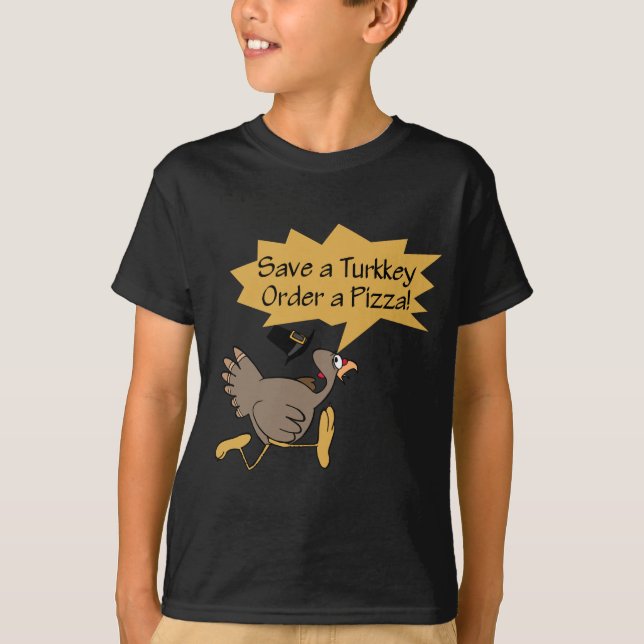 Run Away Turkey Thanksgiving shirt (Front)