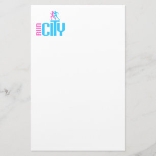 Run city stationery