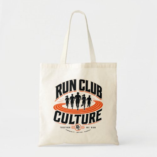 Run Club Running Team Track Tote Bag