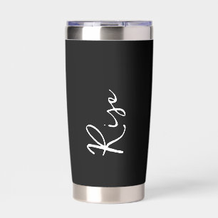 Run Club Tumbler Rise Script Black Team Bulk