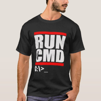 Run CMD Parody  T-Shirt