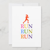 Run Colorful Splash Running women girl (Front)