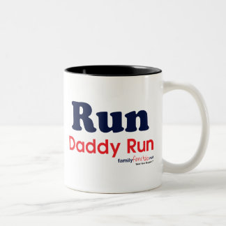 Run Daddy Run Two-Tone Coffee Mug