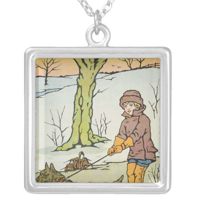 Run, Dandy Run, 20th century Silver Plated Necklace (Front)