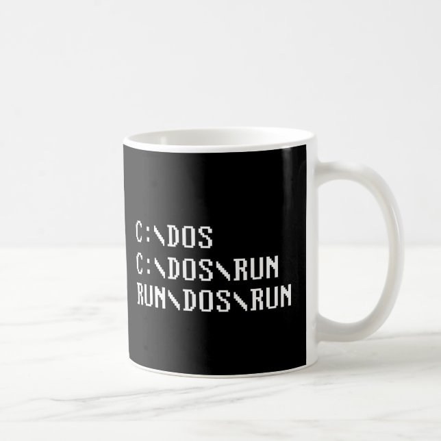 RUN DOS RUN COFFEE MUG (Right)
