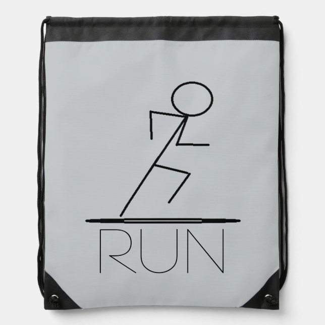 RUN DRAWSTRING BAG (Front)