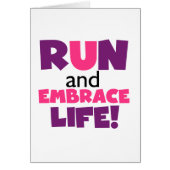 Run Embrace Life Purple Pink (Front)