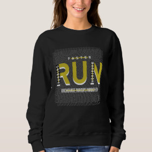 Run Faster Anchorage Mayor's Race 2024 Marathon Ru Sweatshirt