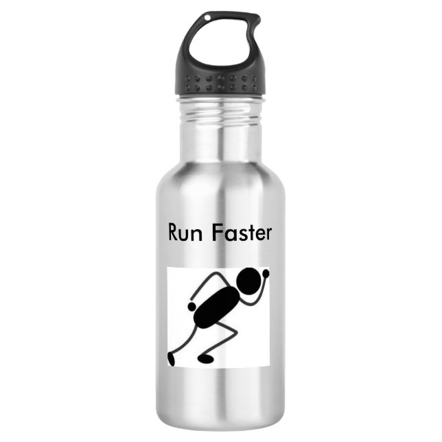 Run Faster Water Bottle (Front)