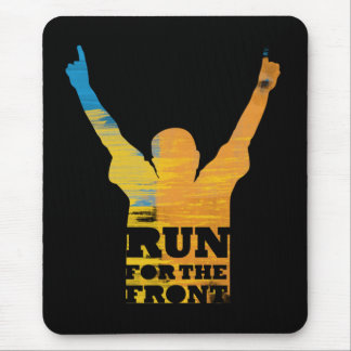 Run For the Front: Watercolor Mouse Pad