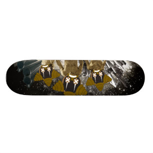 Run for the space skateboard deck