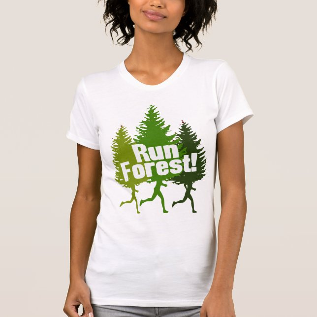 Run Forest, Protect the Earth Day T-Shirt (Front)