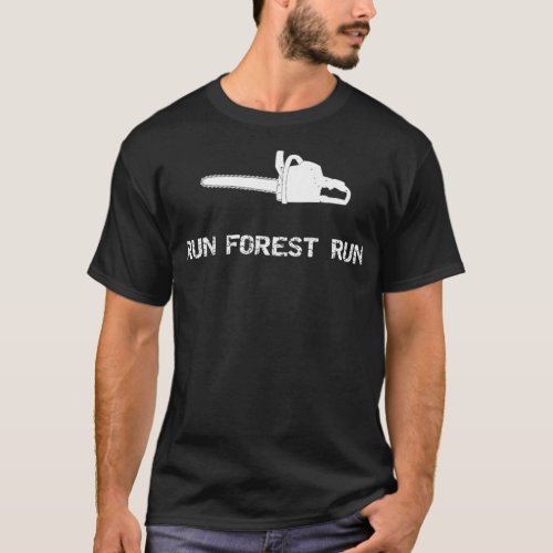 Run Forest Run Funny Lumber Jack Premium T_Shirt