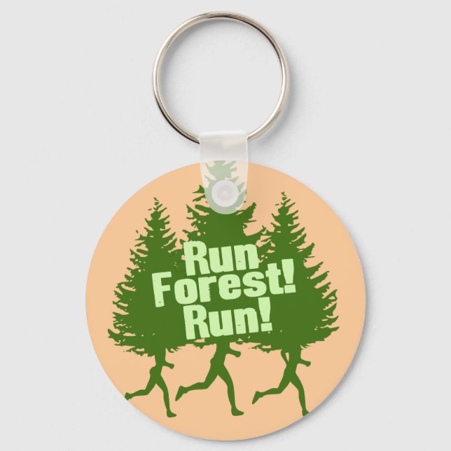 Run Forest Run Keychain (Front)