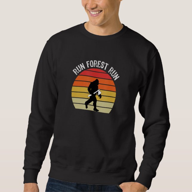 Run Forest Run   Lumberjack Sweatshirt (Front)
