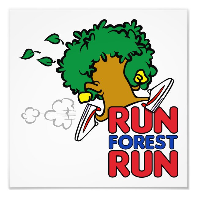 Run Forest Run Photo Print (Front)