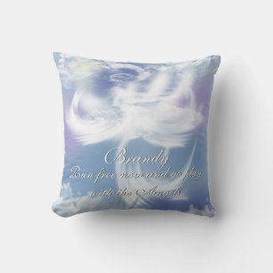 Run Free Pet Loss Memory Throw Pillow