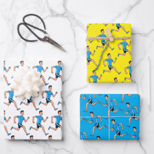 Run Gear – Inspirational Running Wrapping Paper Sheets
