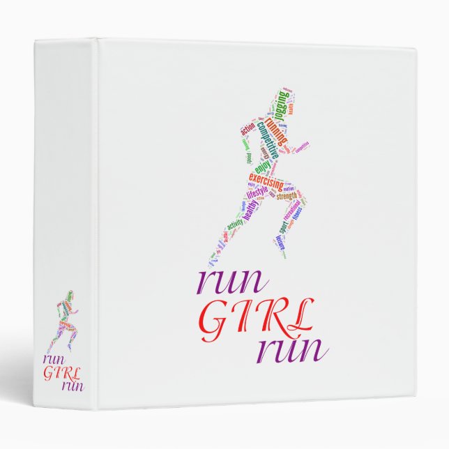Run girl, run binder (Front/Spine)