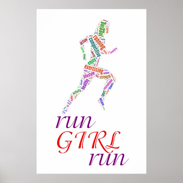 Run girl, run poster (Front)
