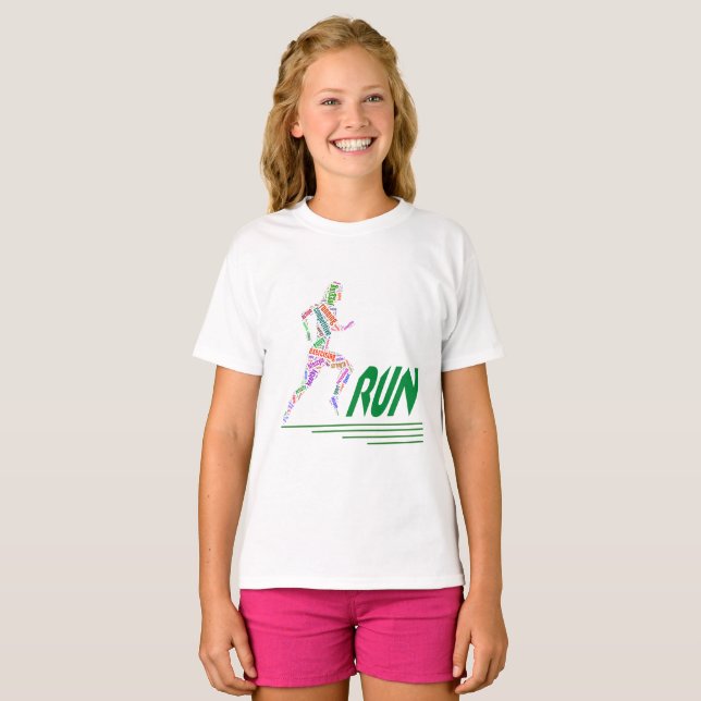 Run girl, run T-Shirt (Front Full)
