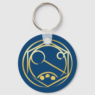 Run! Gold Keychain
