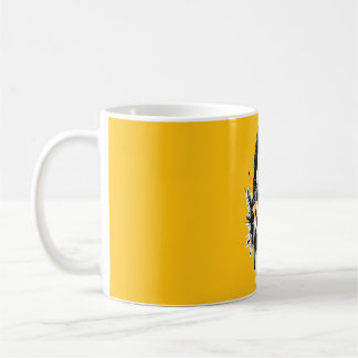 RUN Headphones Street Art Sticker Coffee Mug